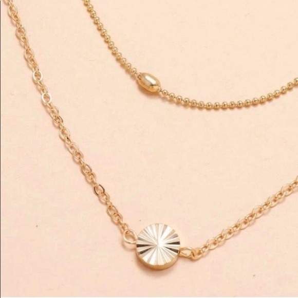 2 DAINTY LAYERING NECKLACES - Picture 3 of 4